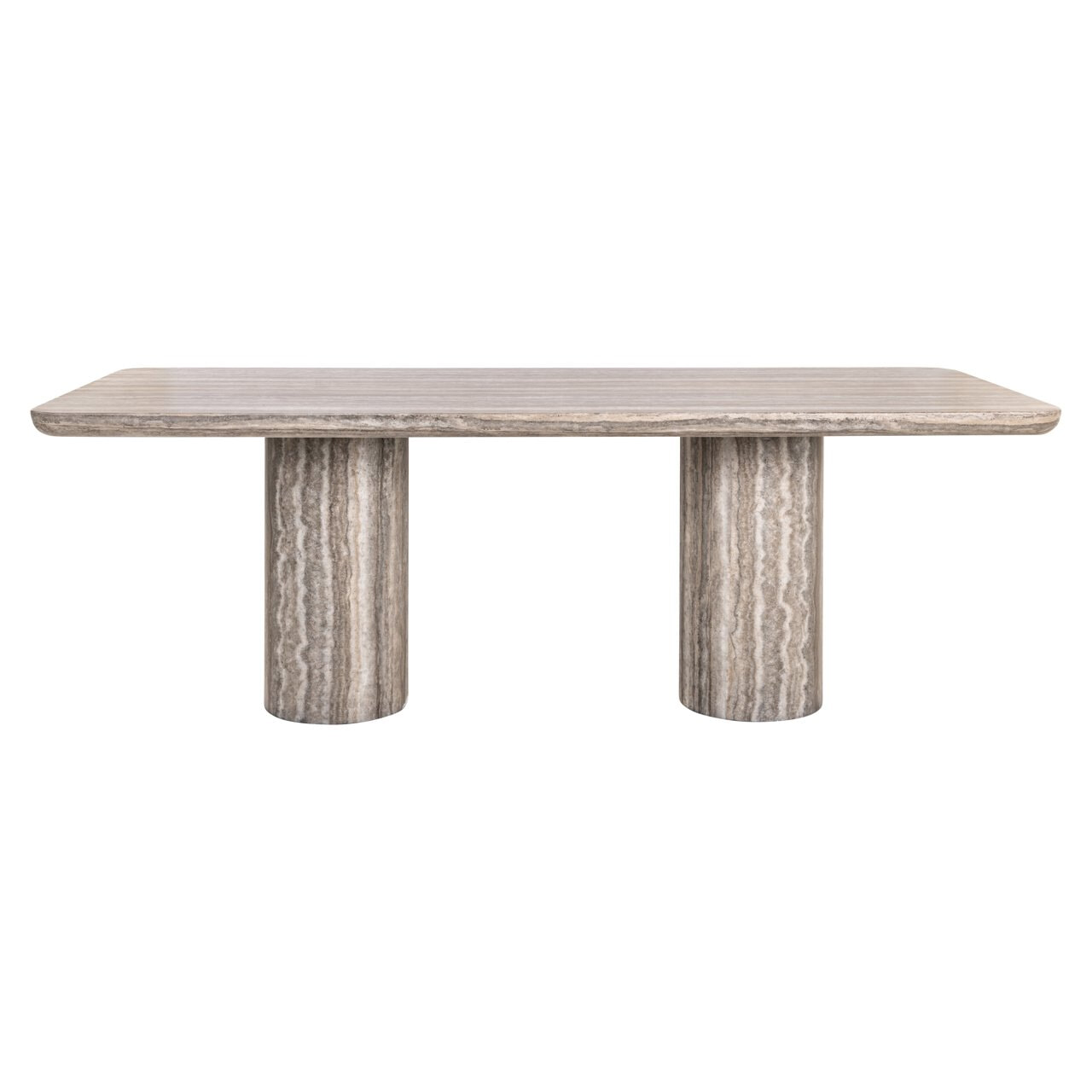 Richmond Eettafel 'Nebula' Marmer en travertinlook, 225 x 100cm