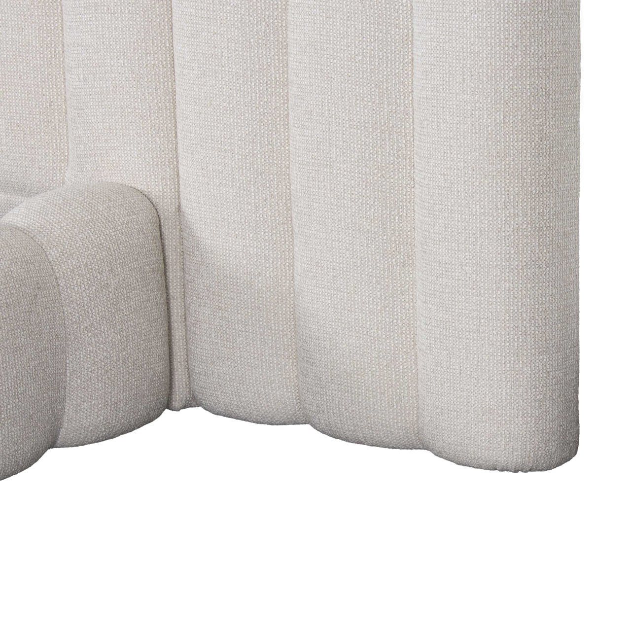 Richmond Bed 'Cupidon' Met uitklapbare bedbodem, 180 x 210cm, kleur Crème