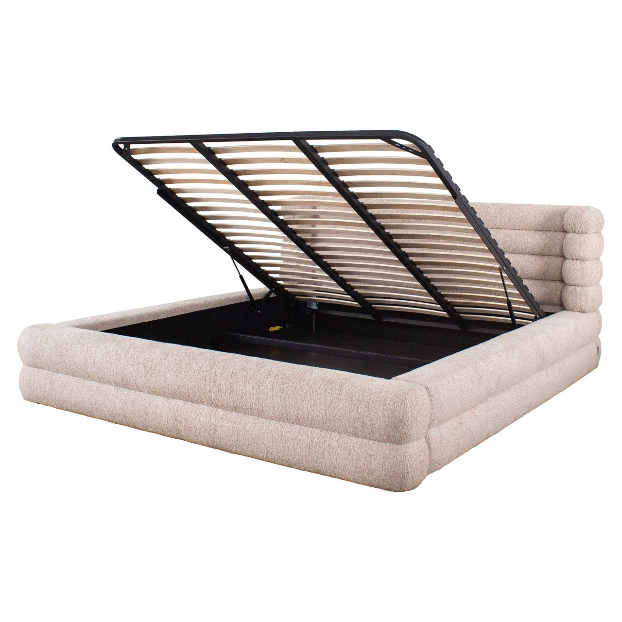 Richmond Bed 'Obidis' Met uitklapbare bedbodem, 180 x 210cm, kleur Naturel