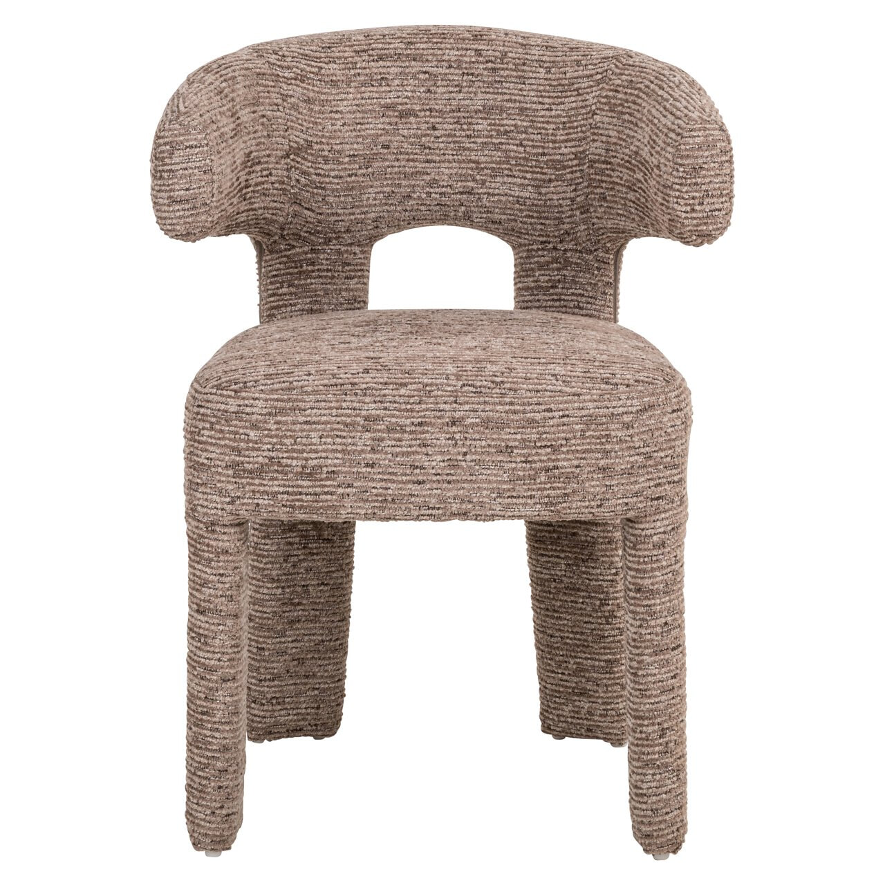 Richmond Eetkamerstoel 'Nerio' Linear stof, kleur Mocca