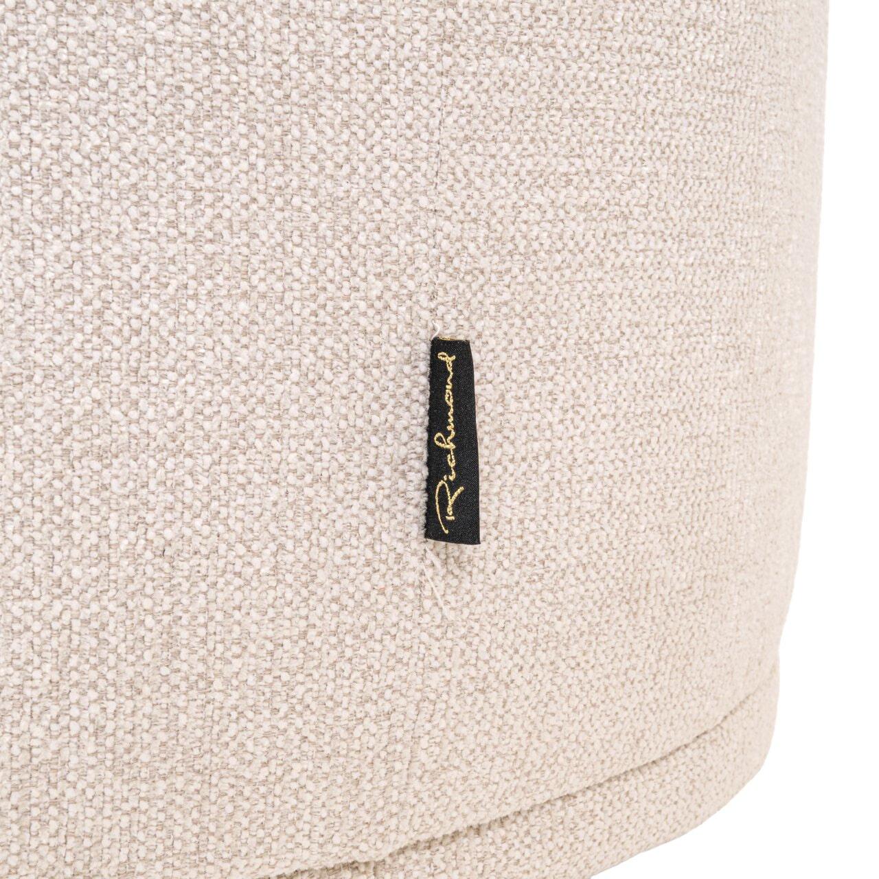 Richmond Chaise Longue 'Emma' Geweven stof, kleur Crème