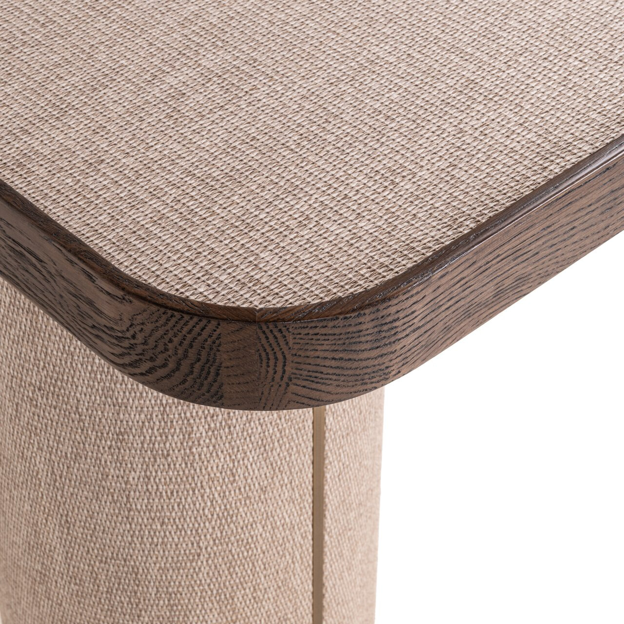 Richmond Sidetable 'Willox' Linnen en eiken, 140cm
