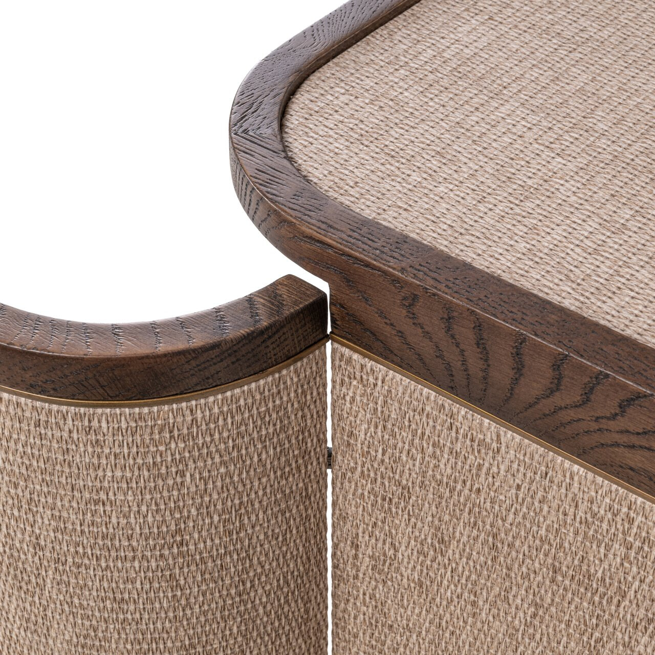 Richmond Dressoir 'Willox' Linnen en eiken, 90cm