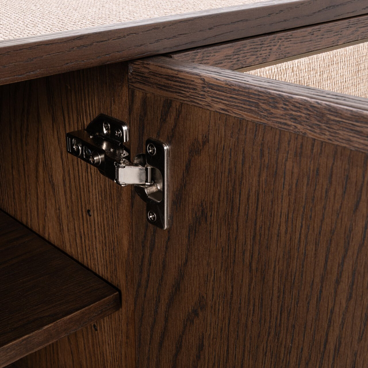 Richmond TV-meubel 'Willox' Linnen en eiken, 190cm