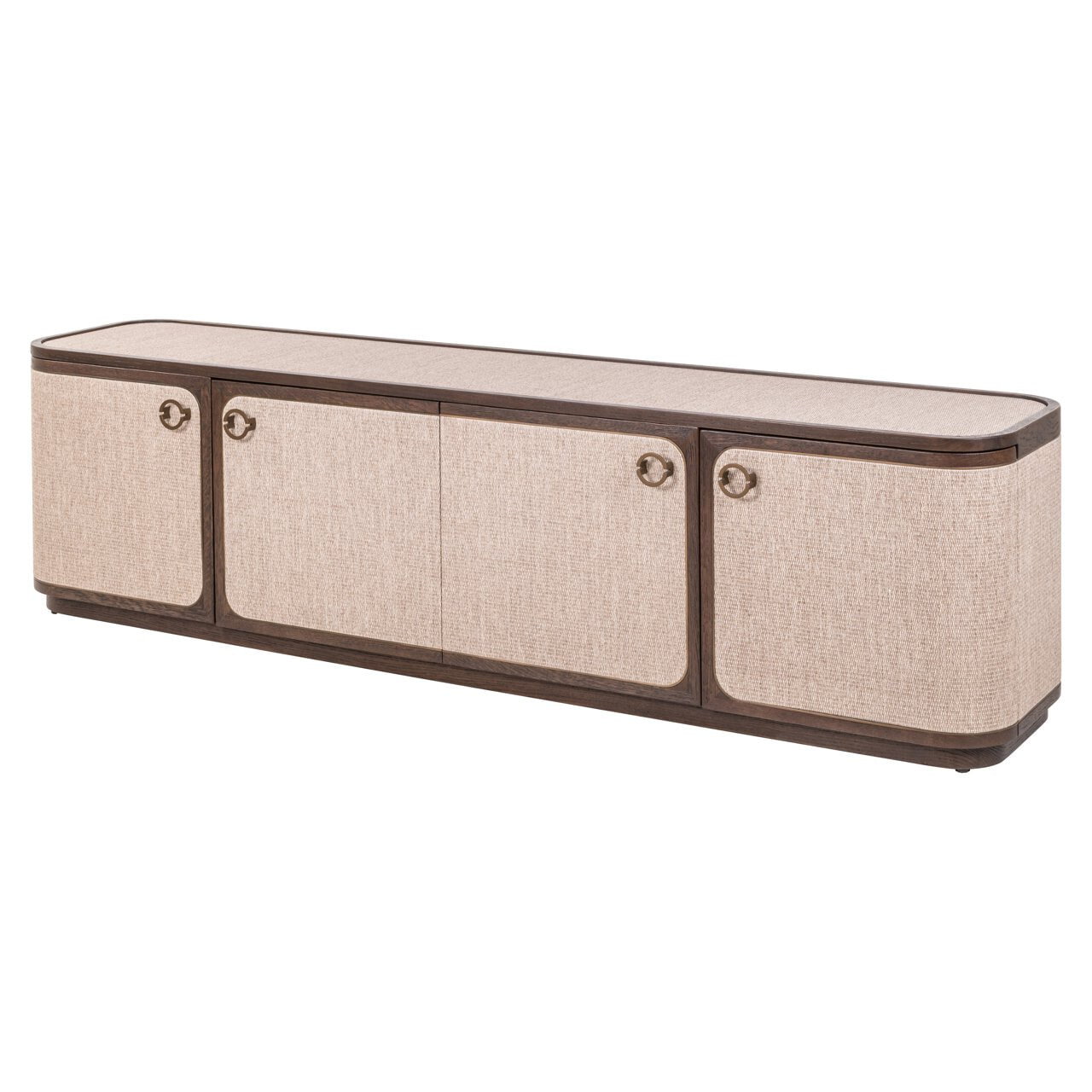 Richmond TV-meubel 'Willox' Linnen en eiken, 190cm