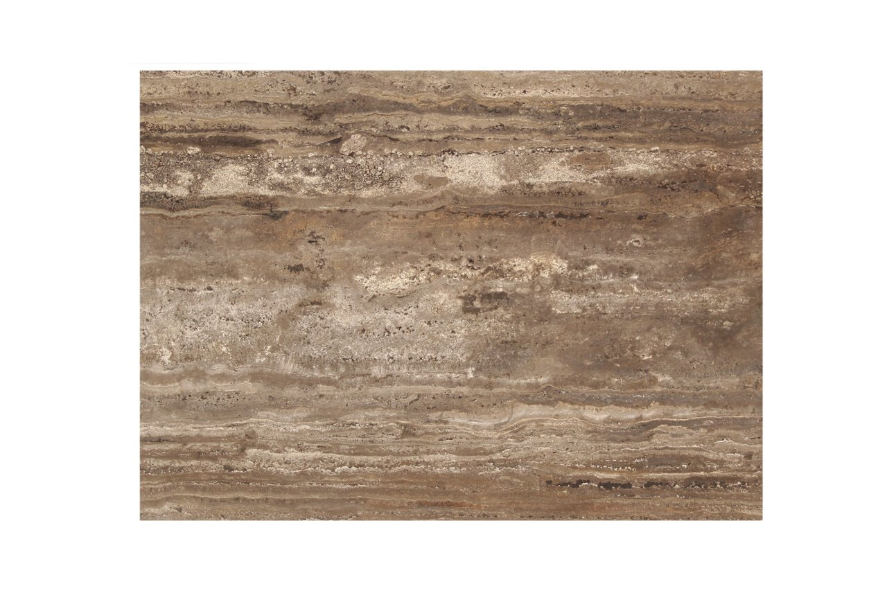 Richmond Nachtkastje 'Russo' Travertin en brass, Met 3 lades