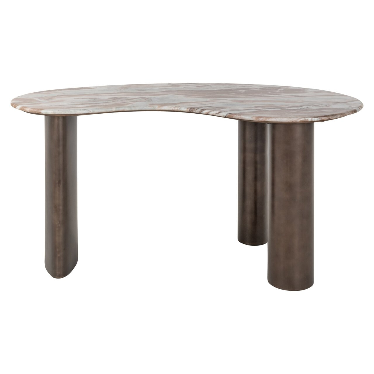 Richmond Organisch Bureau 'Brando' Marmer en MDF, 160 x 80cm