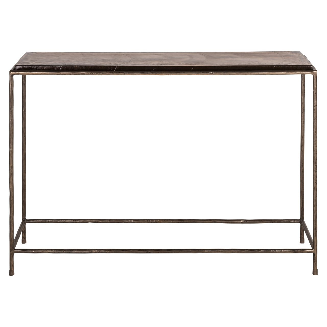Richmond Sidetable 'Villano' Bronskleurig glas, 110cm