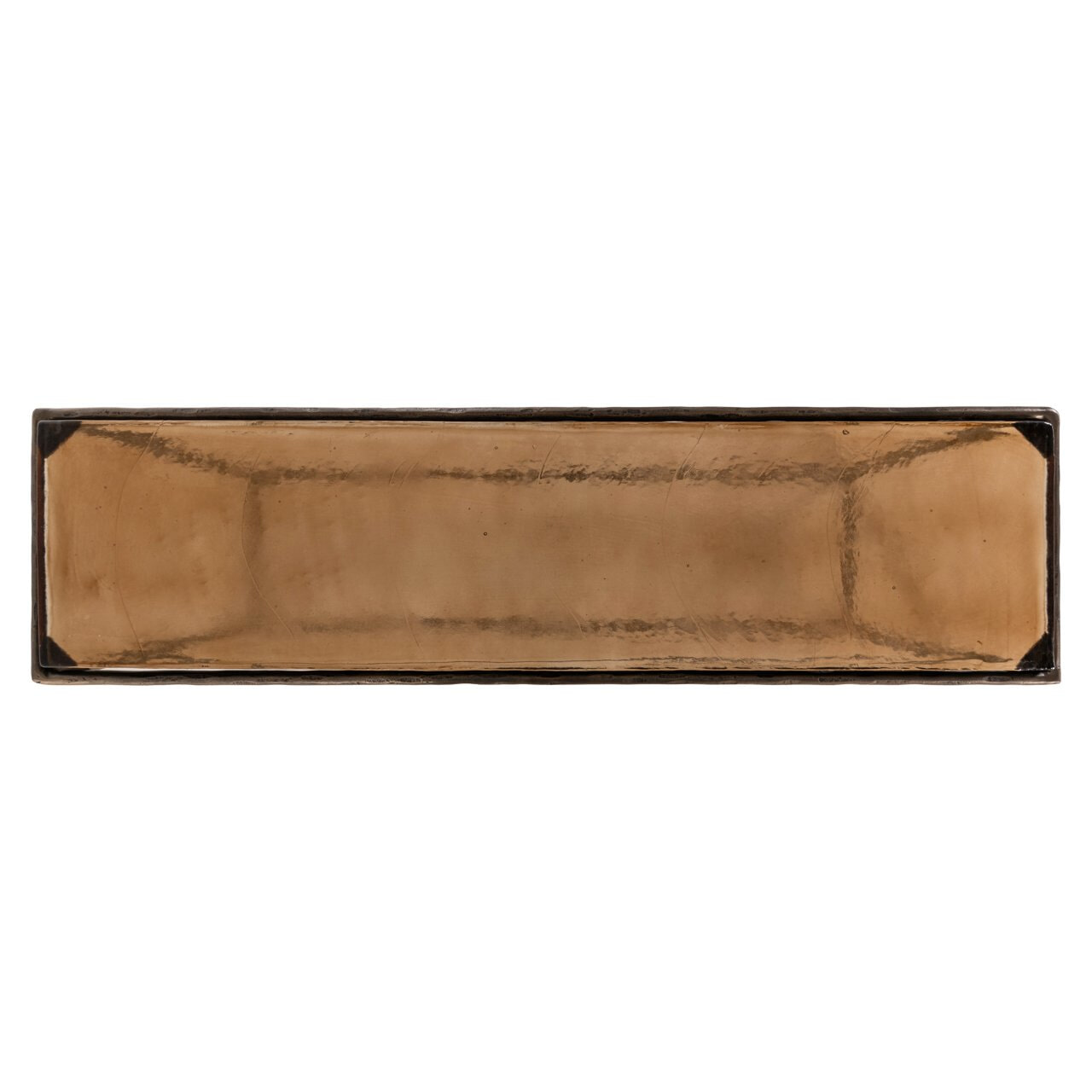 Richmond Sidetable 'Villano' Bronskleurig glas, 110cm