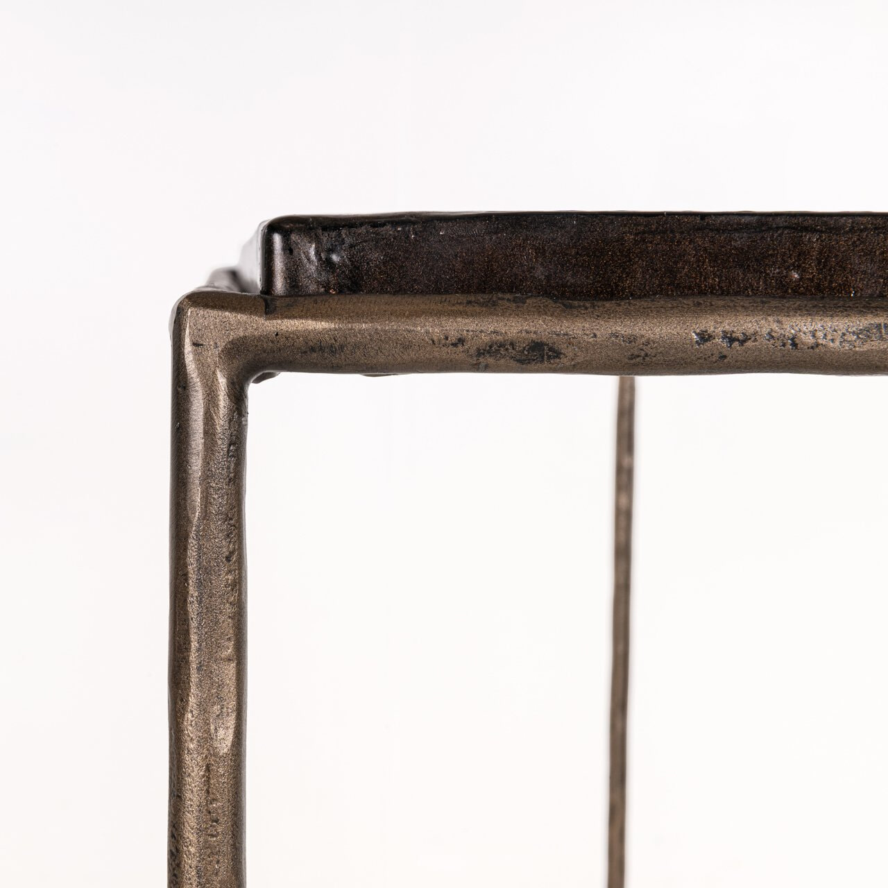 Richmond Sidetable 'Villano' Bronskleurig glas, 110cm