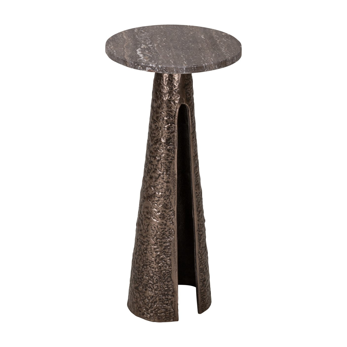 Richmond Ronde Bijzettafel 'Eldora' Travertin