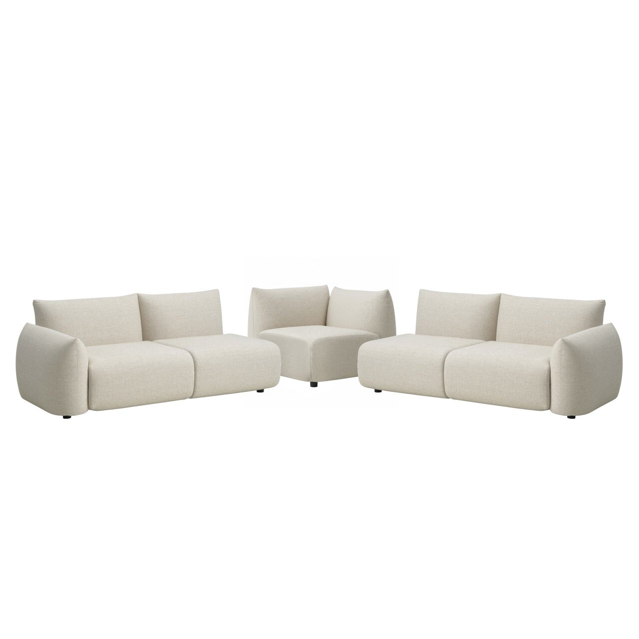 Richmond Outdoor Hoek Loungebank 'Dawson' kleur Beige