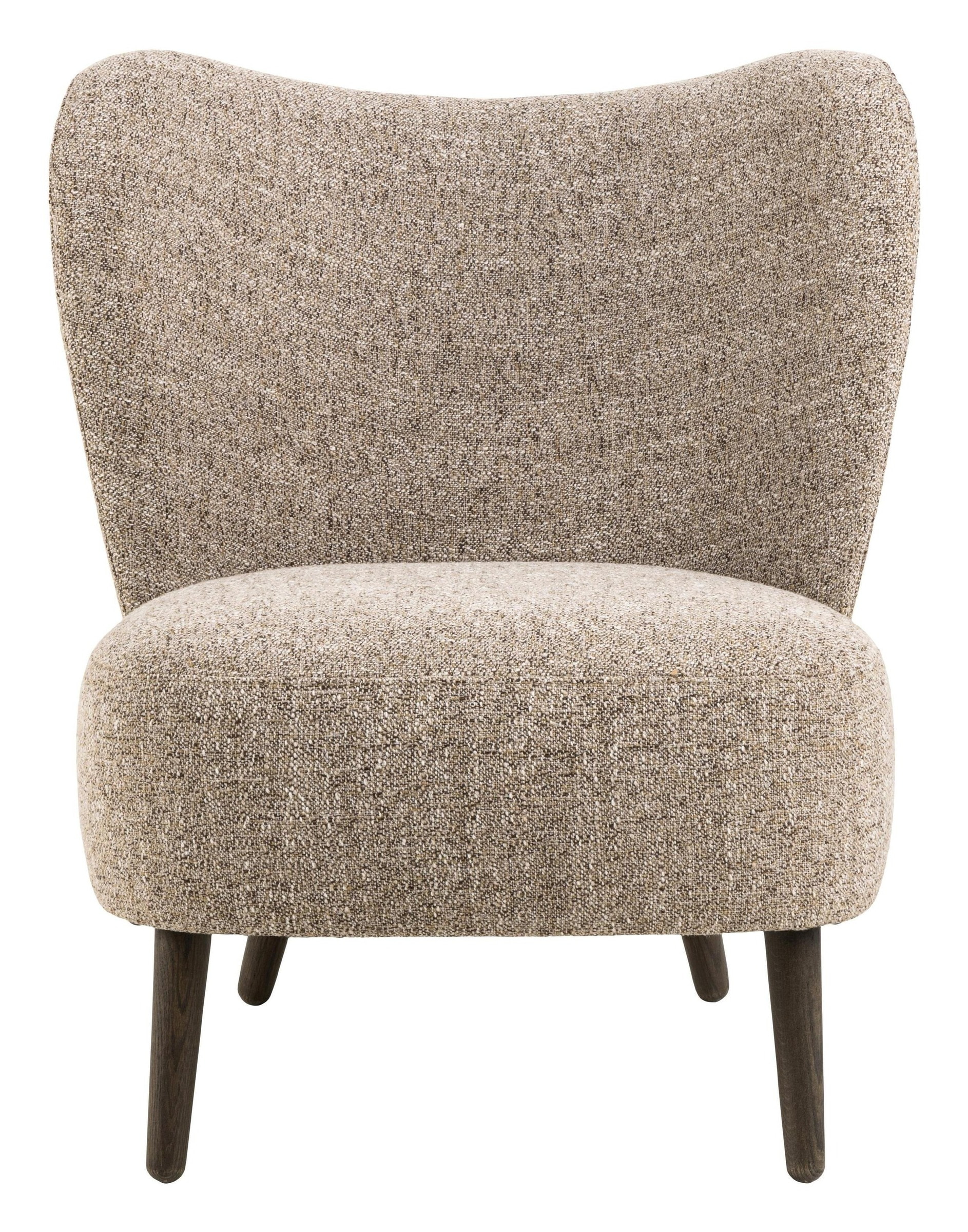 Bendt Fauteuil 'Napolean' Bouclé, kleur Mokka