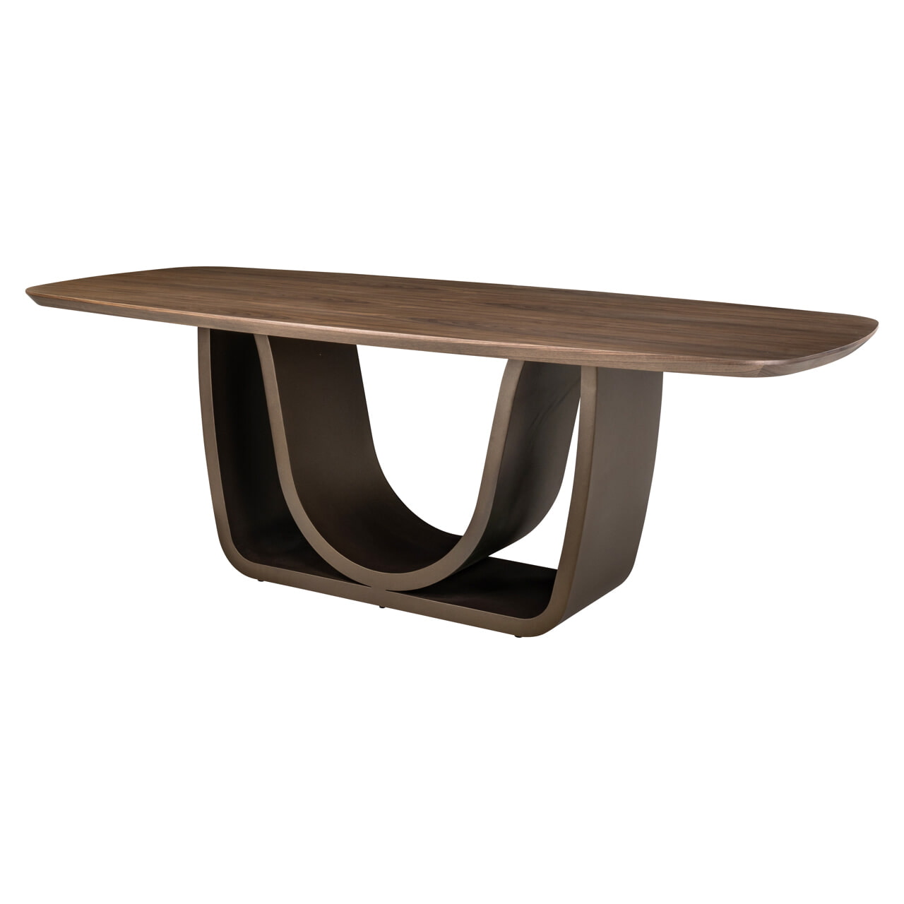 Richmond Eettafel Windsor Walnoot en Brass, 230 x 100cm