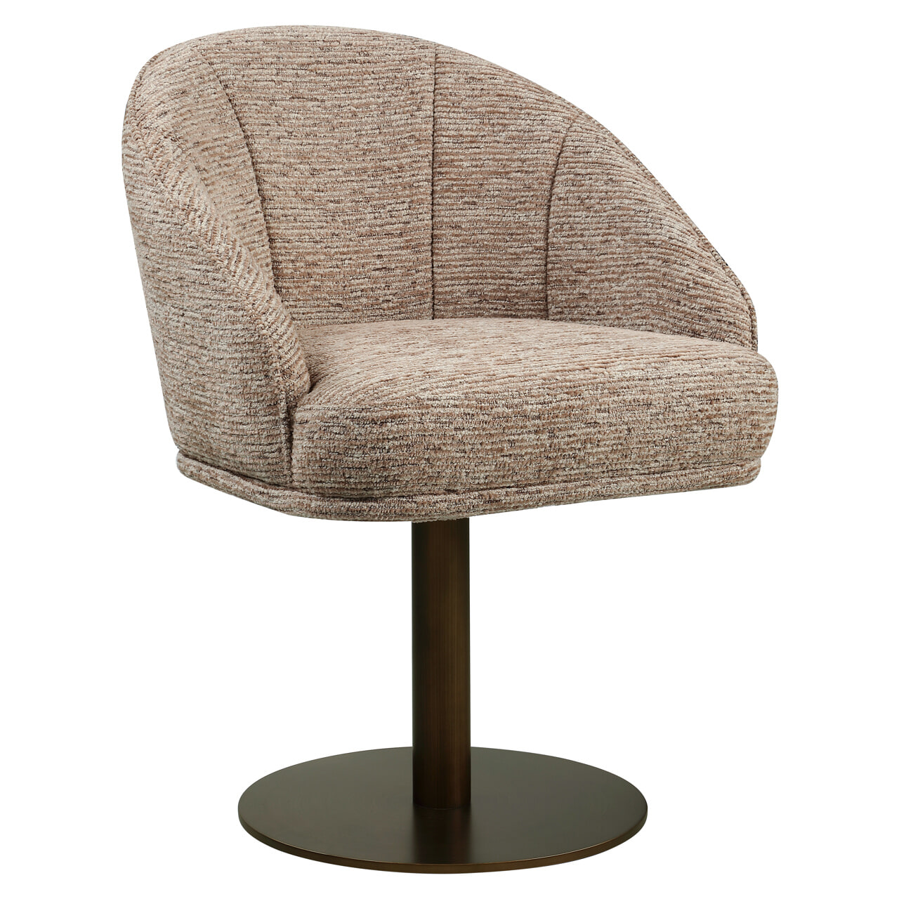 Richmond Draaibare Eetkamerstoel Beverly Linear - Mocca