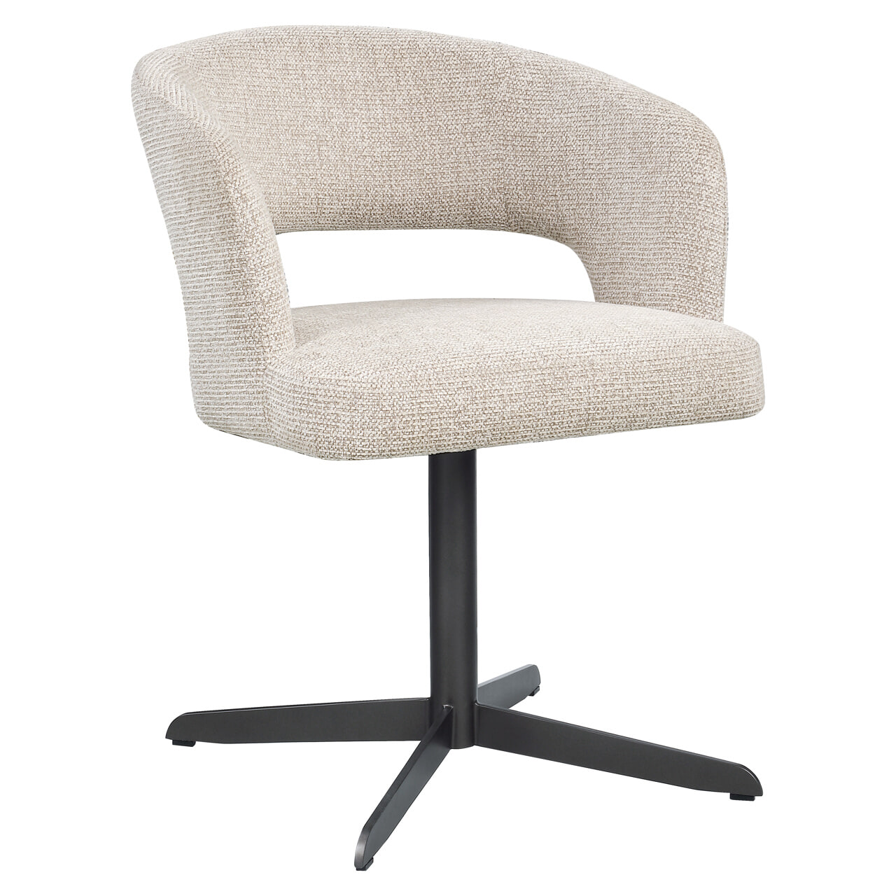 Richmond Eetkamerstoel Blanca Fancy stof - Natural