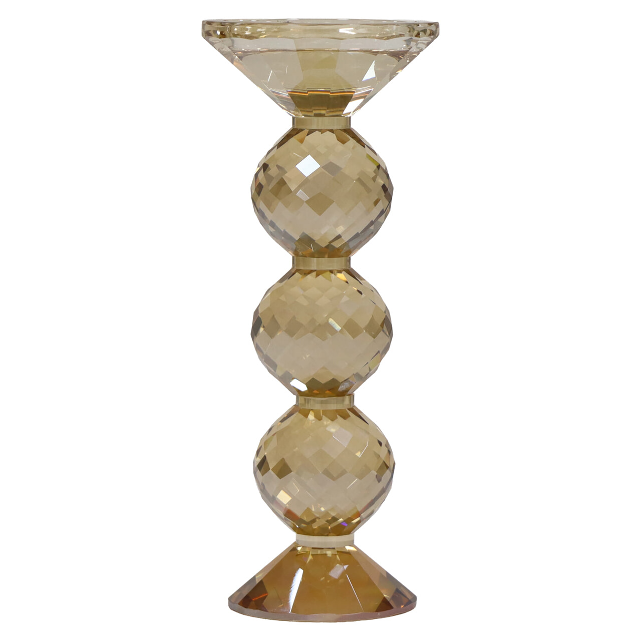 Richmond Kandelaar 'Channah' Crystal, 25cm, kleur Champagne