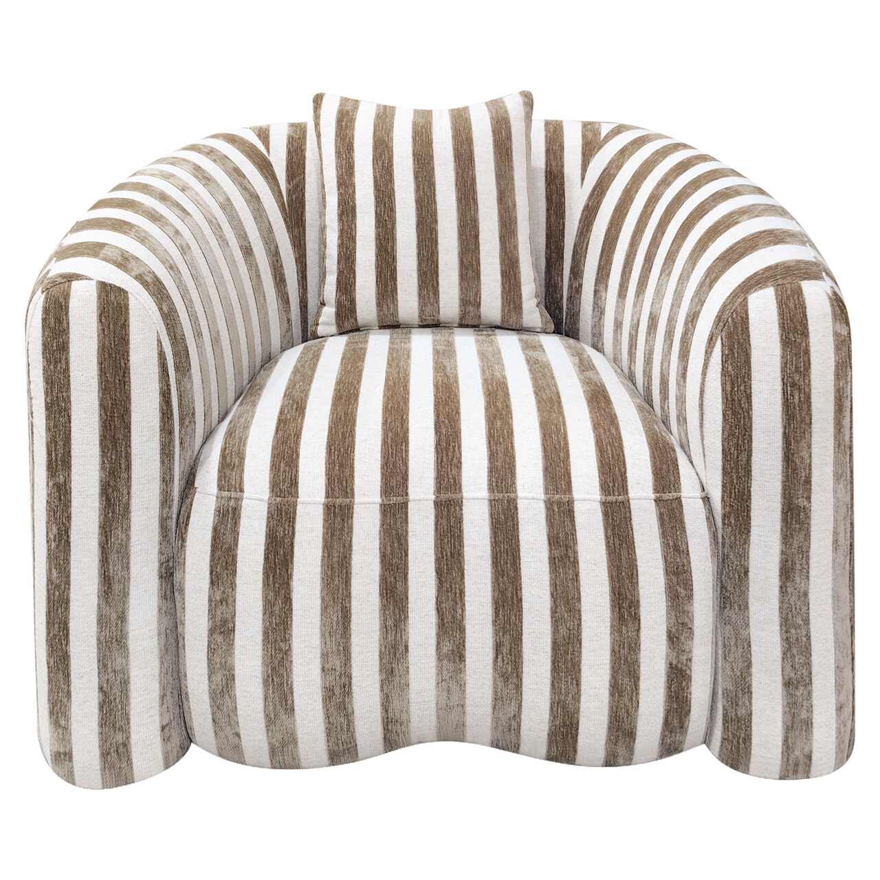 Richmond Fauteuil 'Luxandra' Stripes, kleur Sand