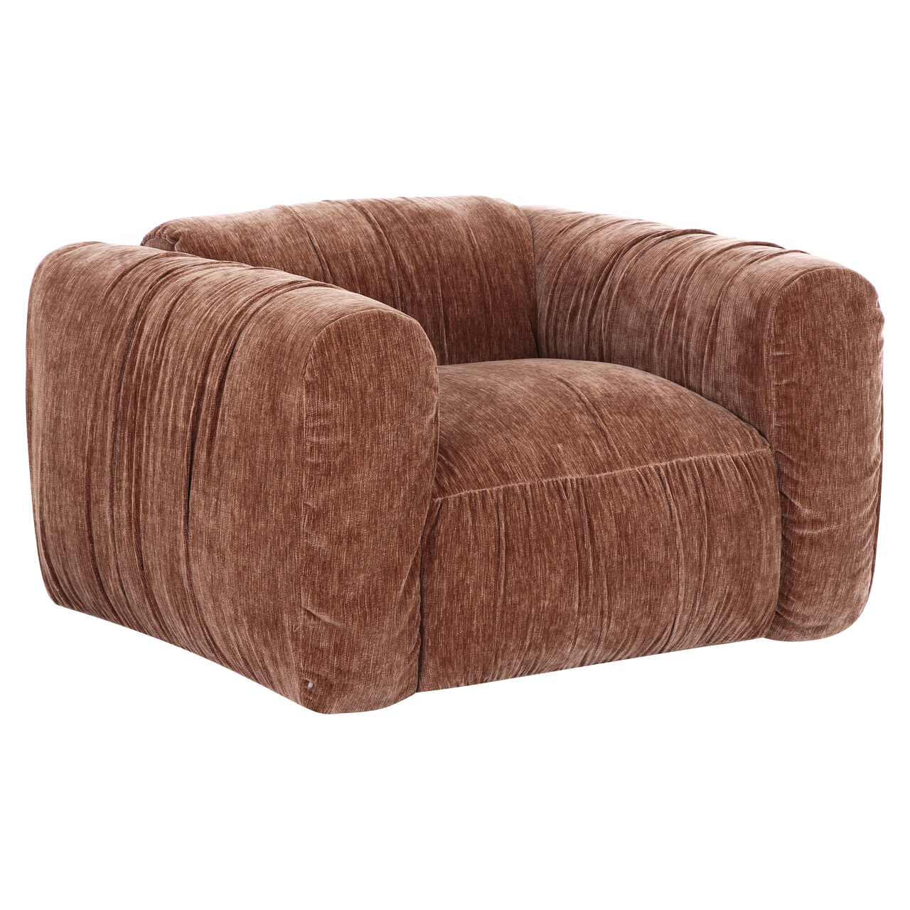 Richmond Fauteuil 'Monty' Be Straight, kleur Coffee