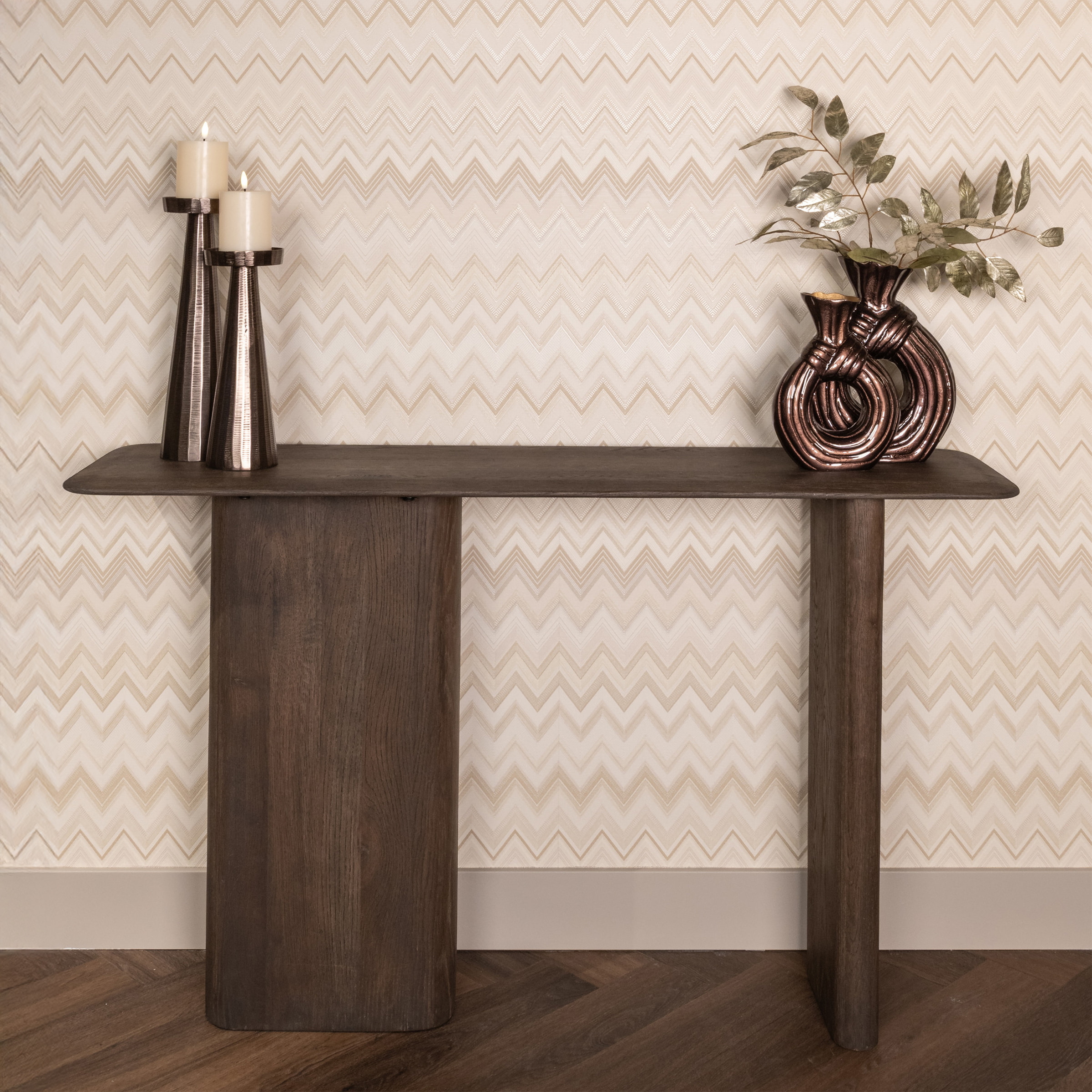 Richmond Sidetable Castello Eiken, 130cm - Smoked Charchoal