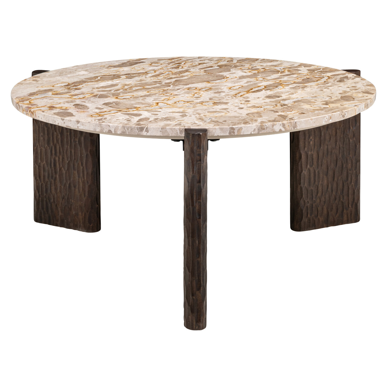Richmond Salontafel Kato Marmer, 97cm - Natural - Rond