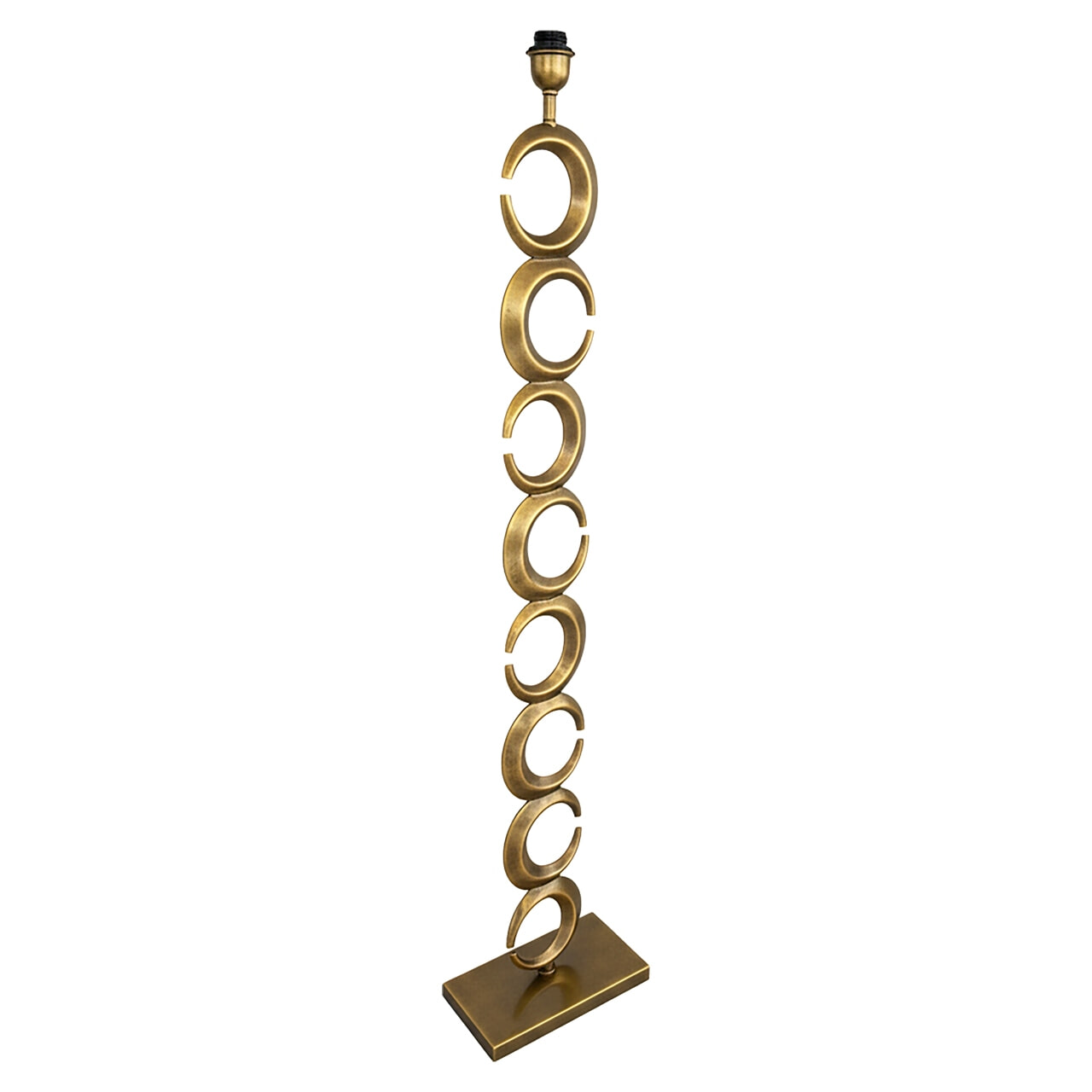 Richmond Vloerlamp Amina 145cm, Brass Antique - Antique Brass