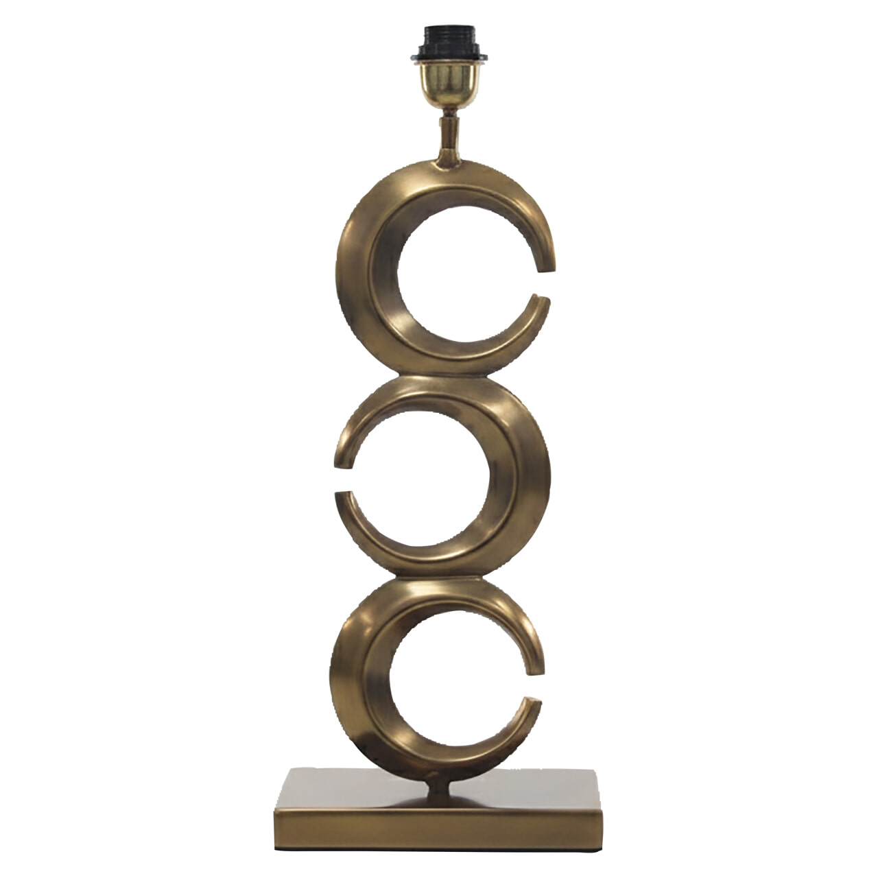 Richmond Tafellamp 'Amina' 65cm, kleur Brass Antique