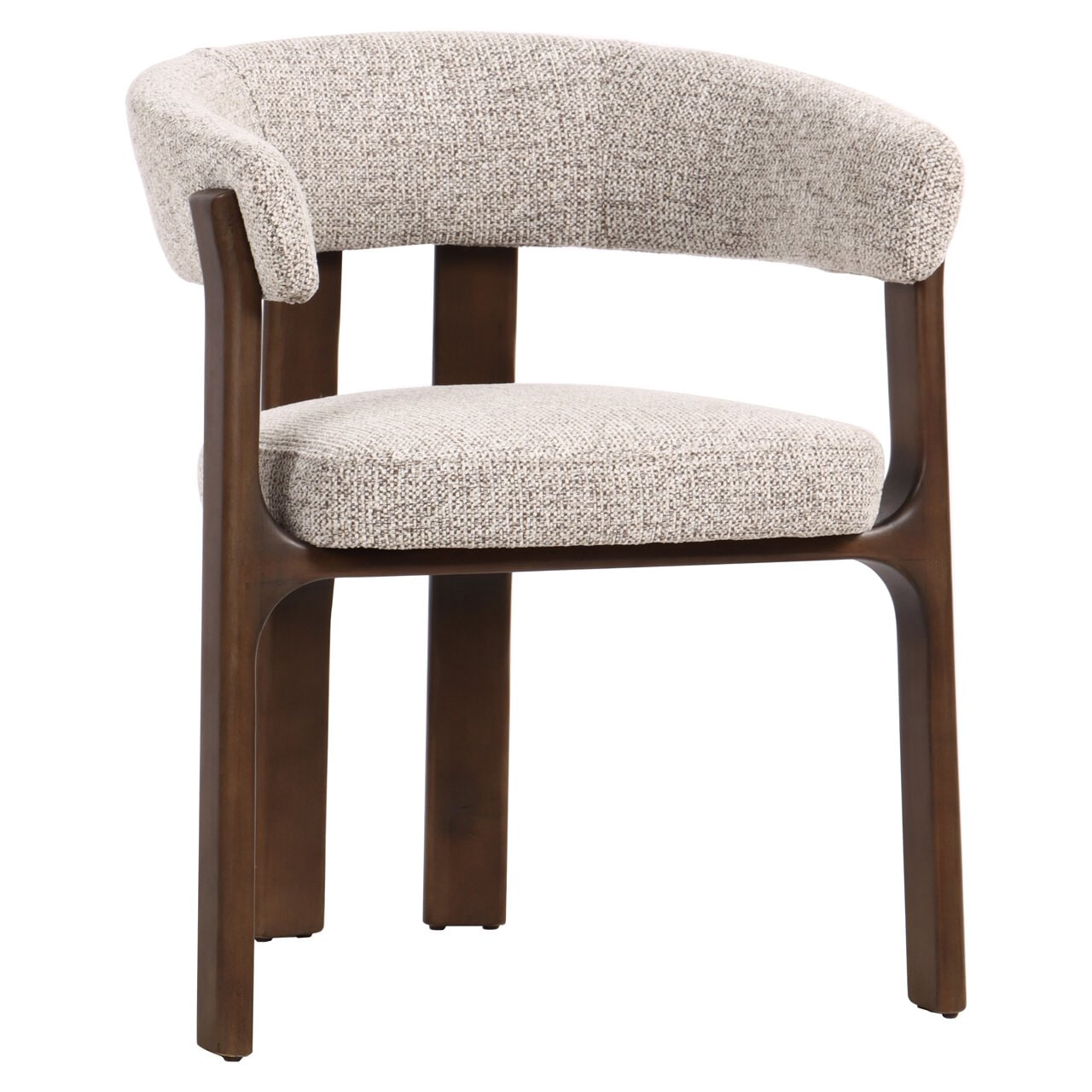 Richmond Eetkamerstoel Contigo Geweven stof - Mocca