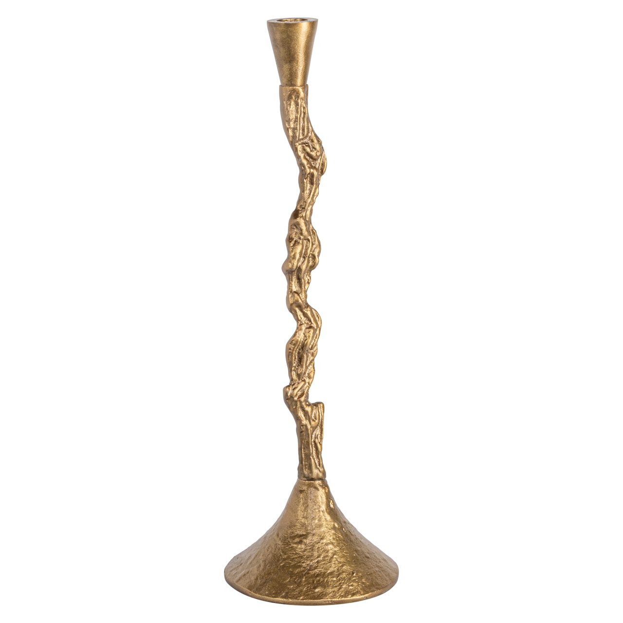 Richmond Kandelaar Mona 43cm, Brass Antique - Goud