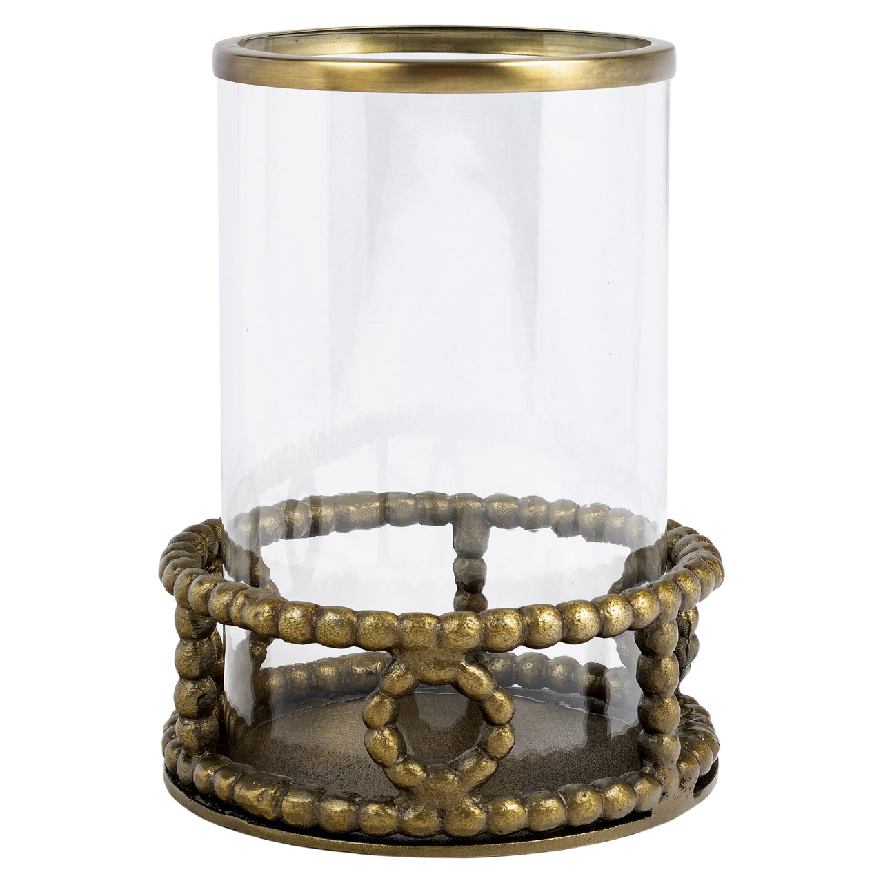 Richmond Windlicht Mile 26cm - Brass antique