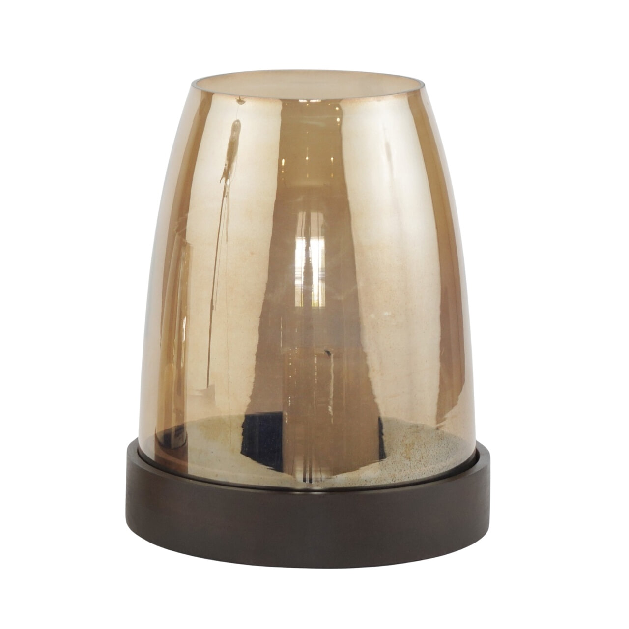 Richmond Windlicht 'Skye' 35cm, kleur Walnut