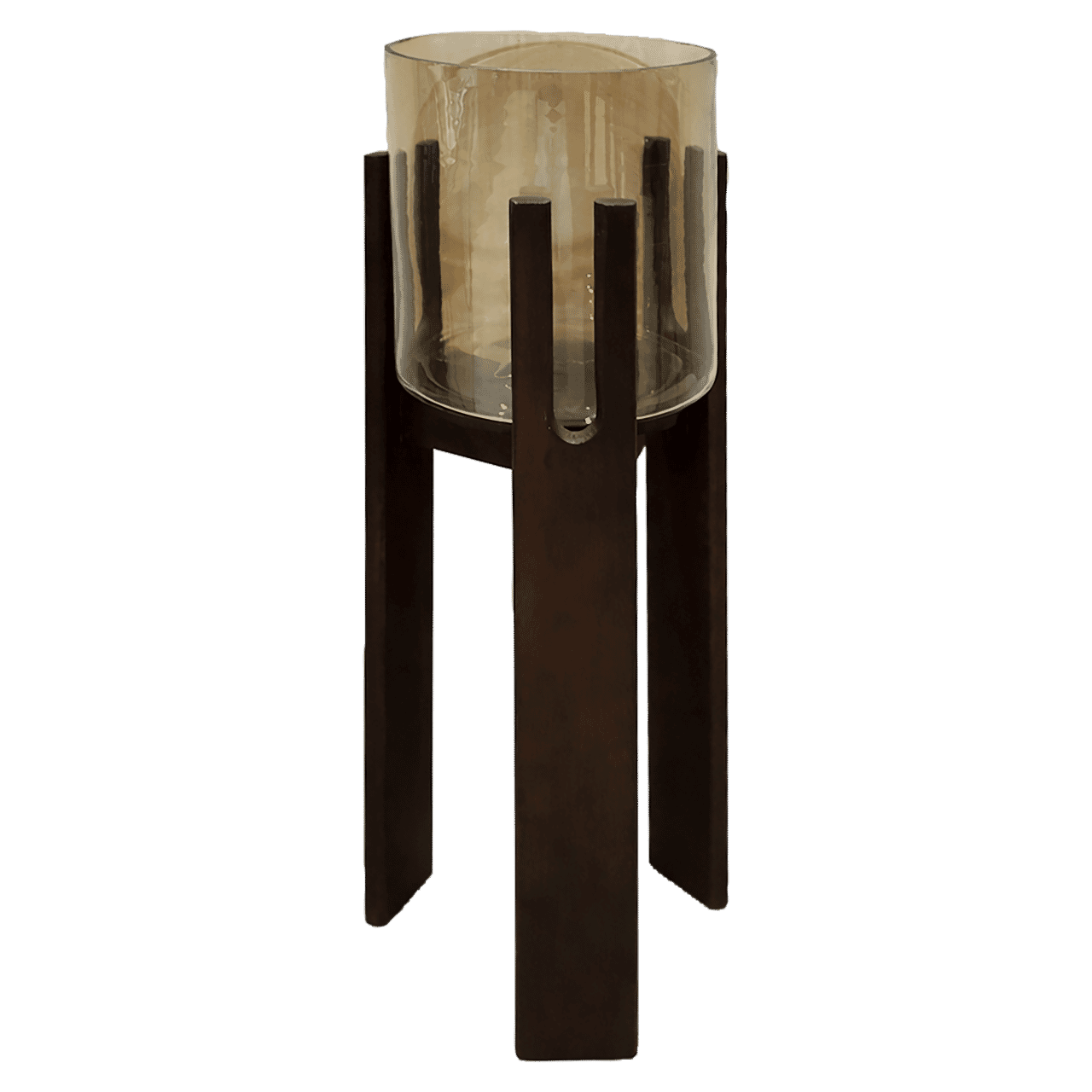 Richmond Windlicht 'Reese' 80cm, kleur Walnut 