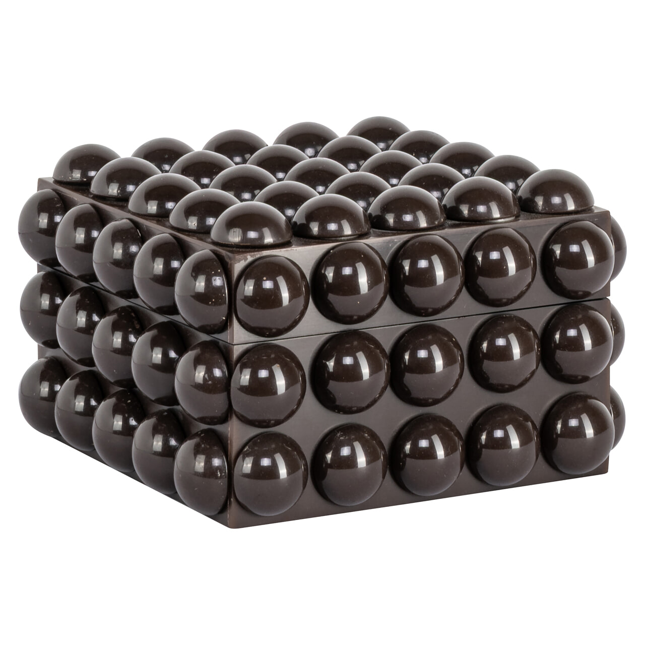 Richmond Opbergdoos Nyx 17cm - Dark Brown