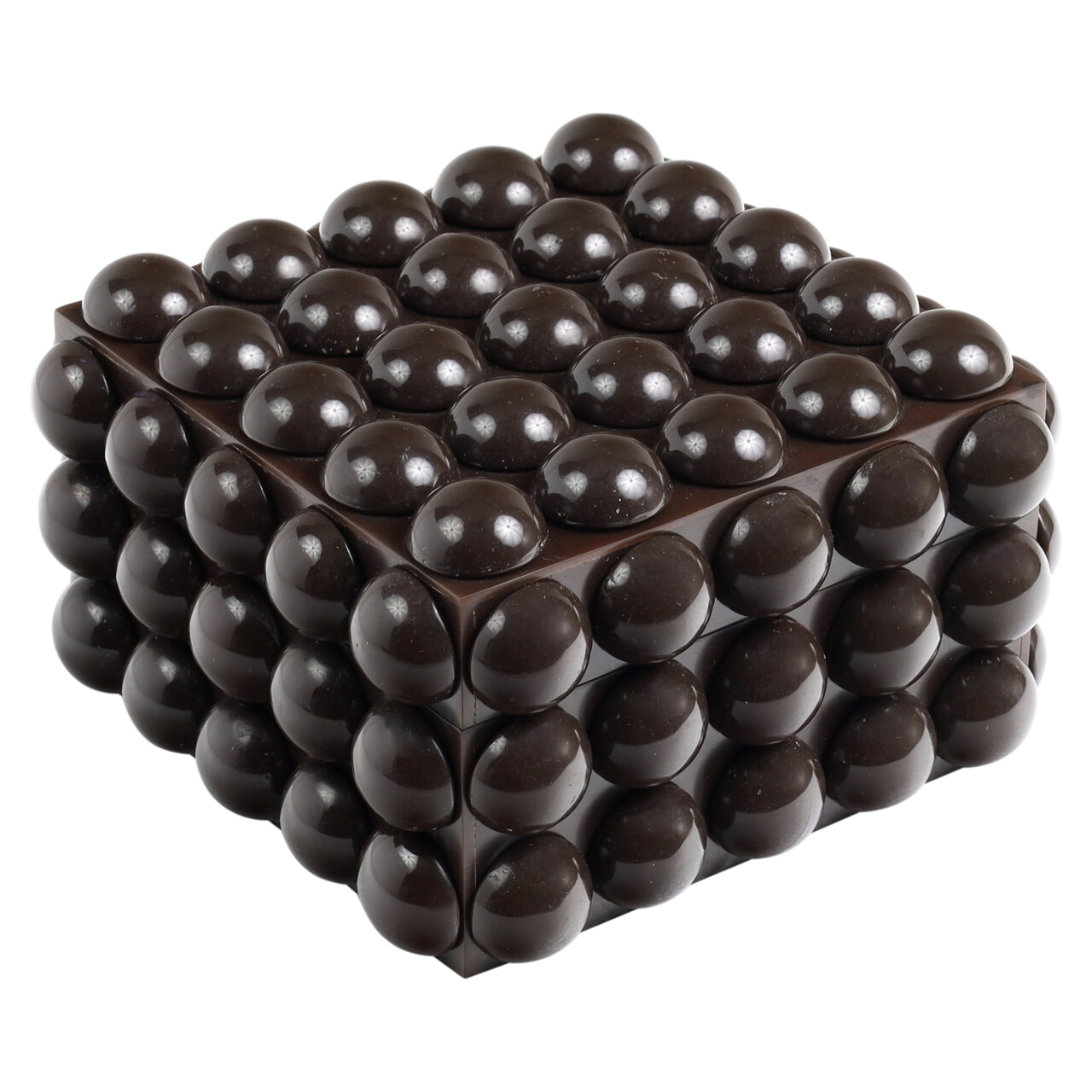 Richmond Opbergdoos 'Nyx' 17cm, kleur Dark Brown