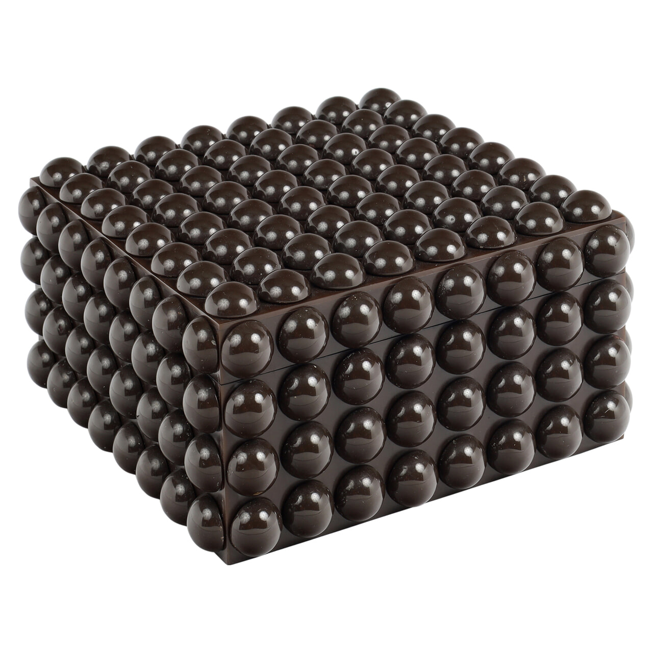 Richmond Opbergdoos 'Nyx' 22cm, kleur Dark Brown 