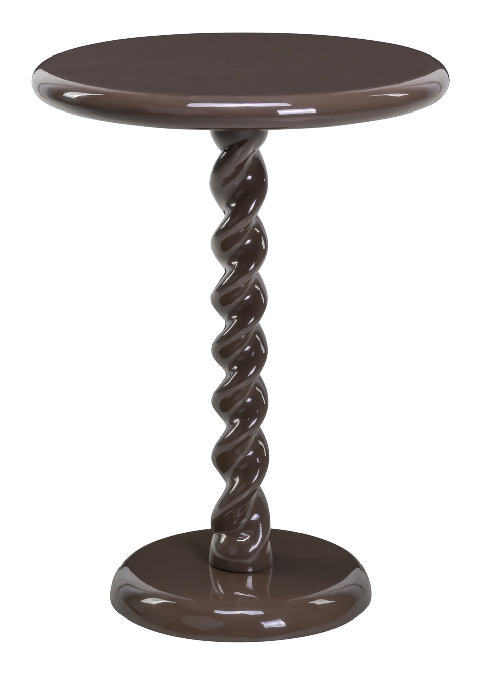 Richmond Interiors Richmond Ronde Bijzettafel Caspian &Oslash;40cm - Chestnut