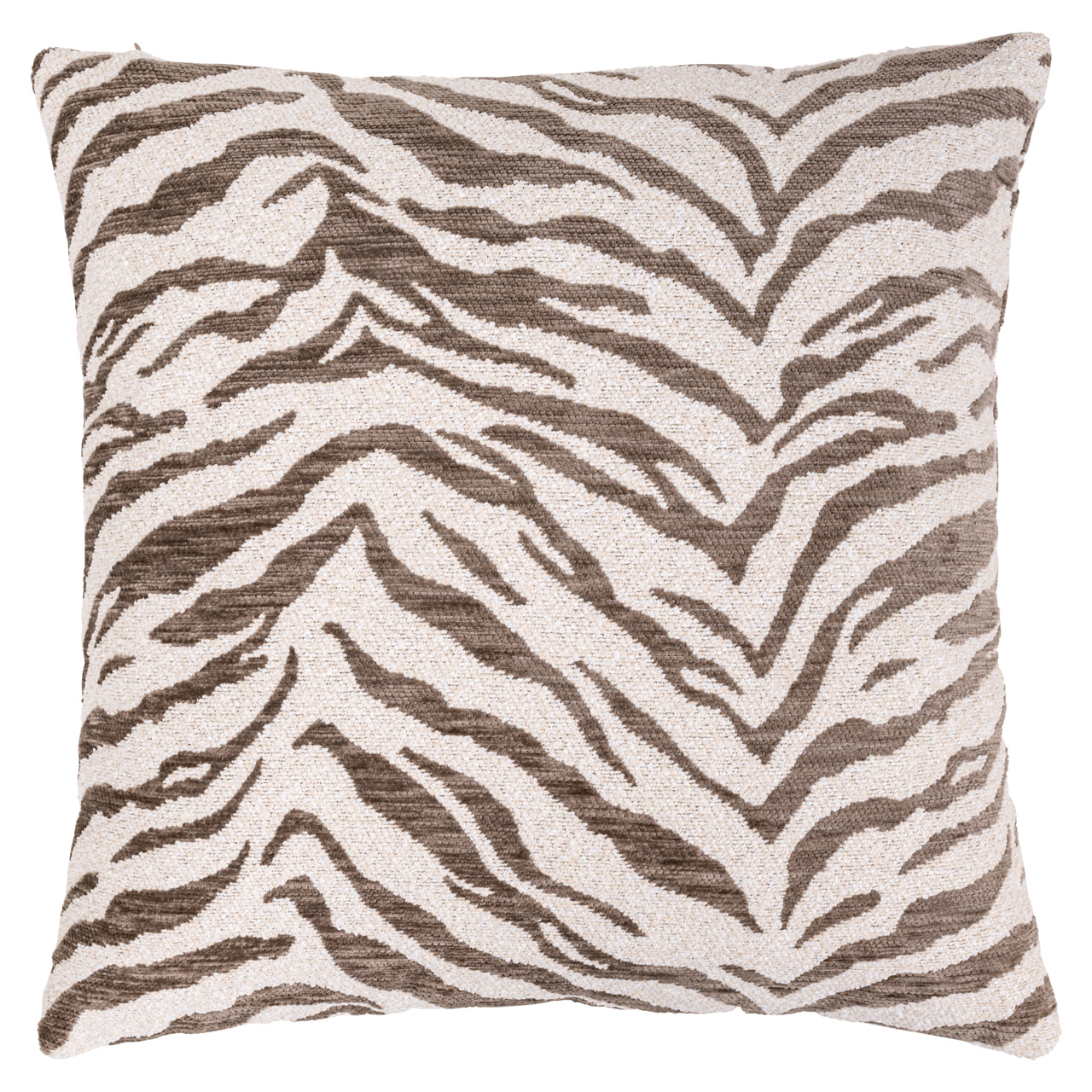 Richmond Kussen 'Tara' Tiger, 50 x 50cm, kleur Taupe