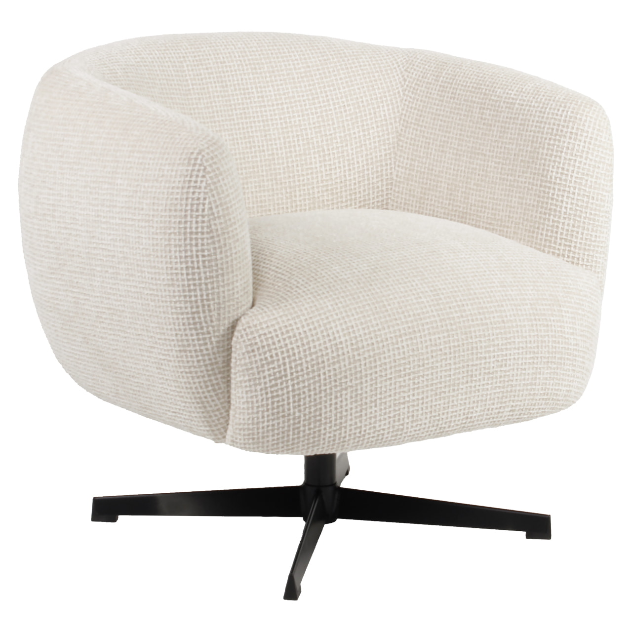 Richmond Draaifauteuil Estelle Blockweave - Beige
