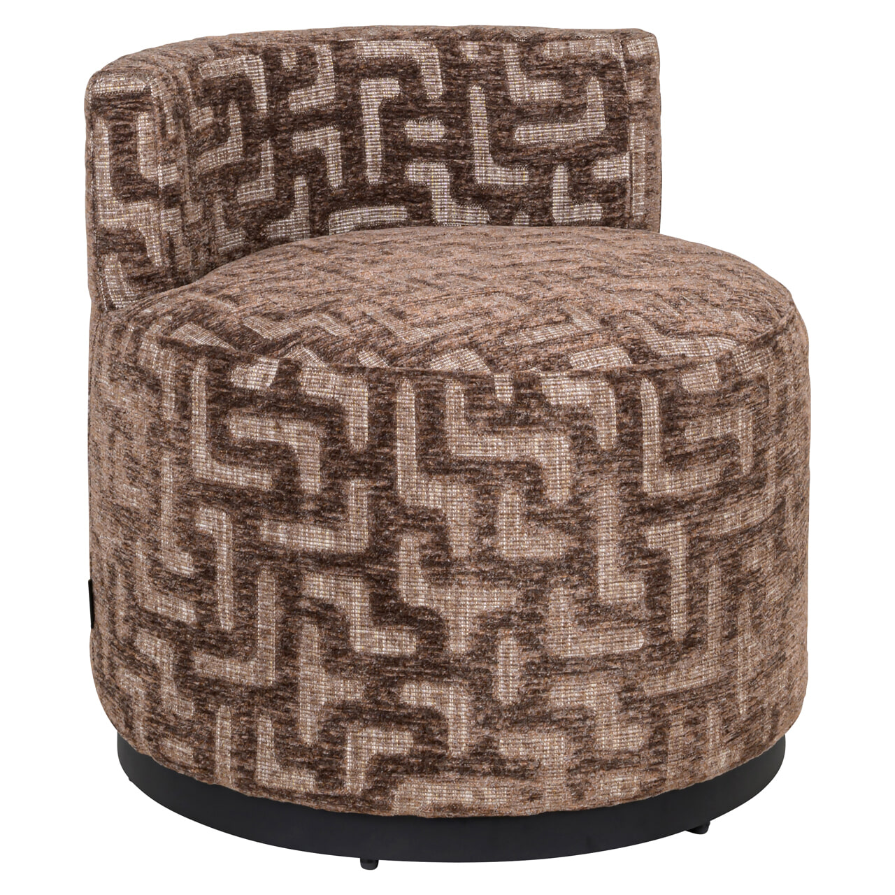 Richmond Fauteuil Franny Labyrinth - Bruin