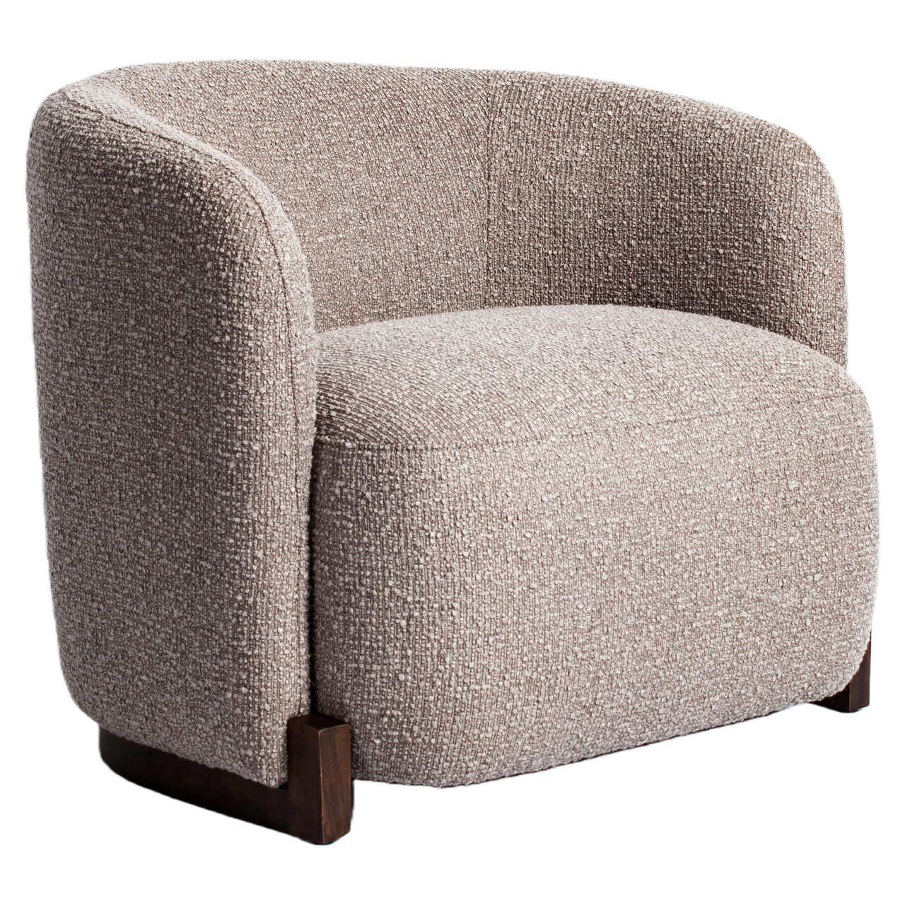Richmond Fauteuil Hannah geweven stof - Mocca