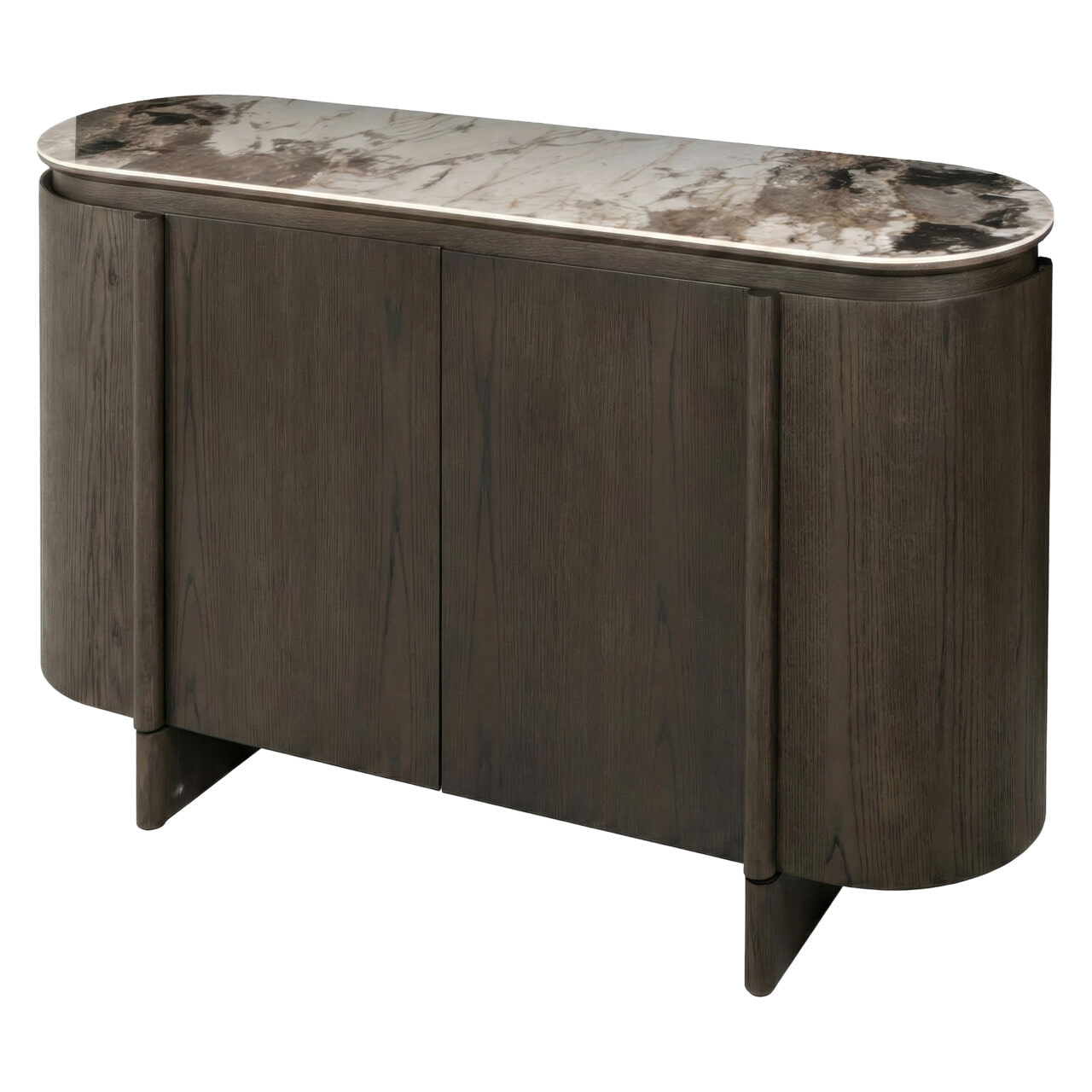 Richmond Dressoir 'Langford' Marmerlook en eiken, 120cm