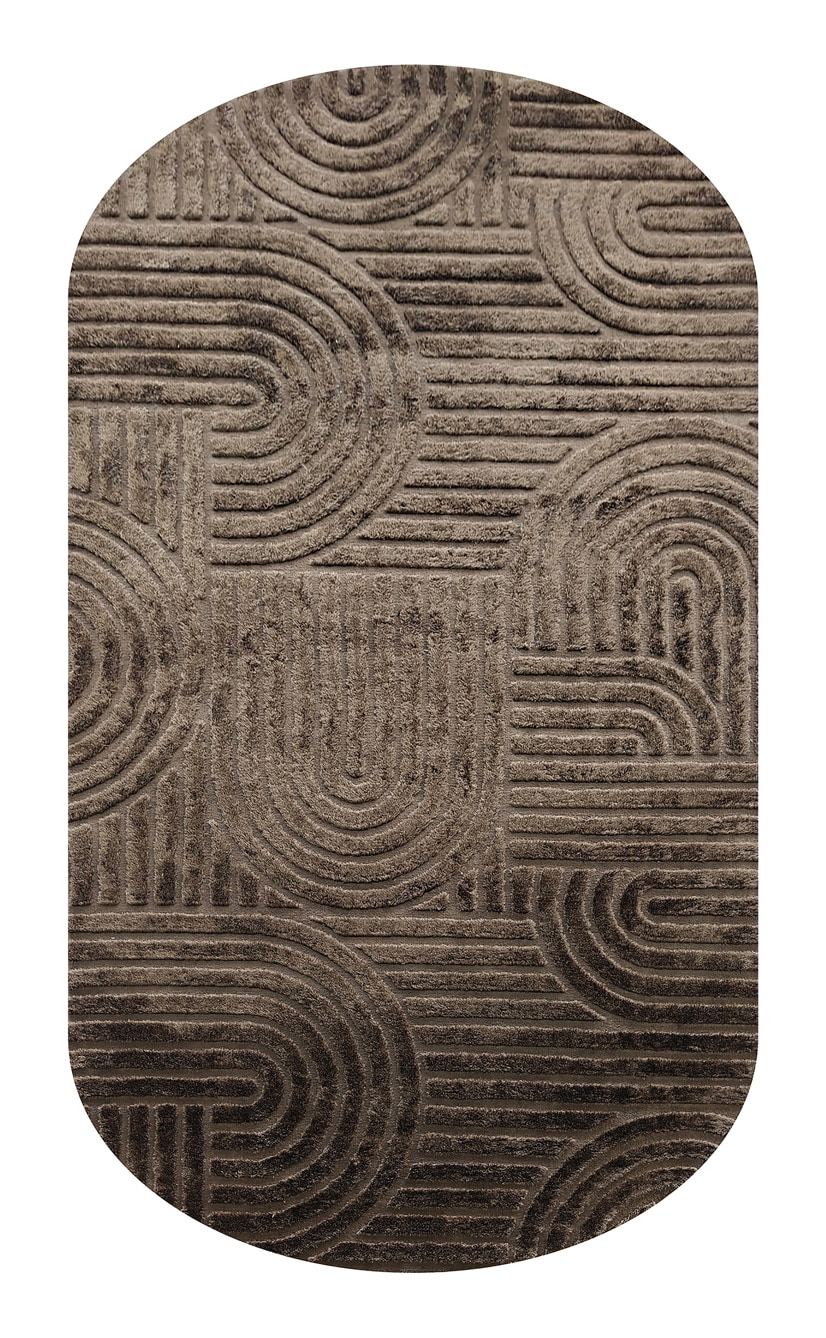 Richmond Vloerkleed Liff 200 x 350cm - Donkerbruin