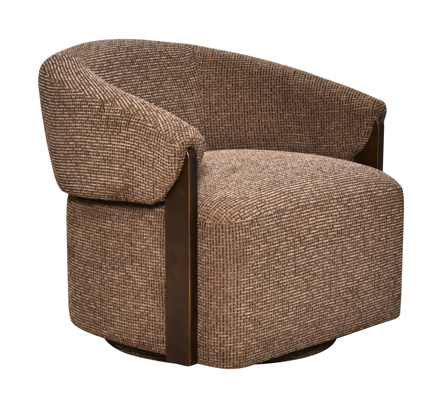 Richmond Draaifauteuil Marina Blockweave - Bruin