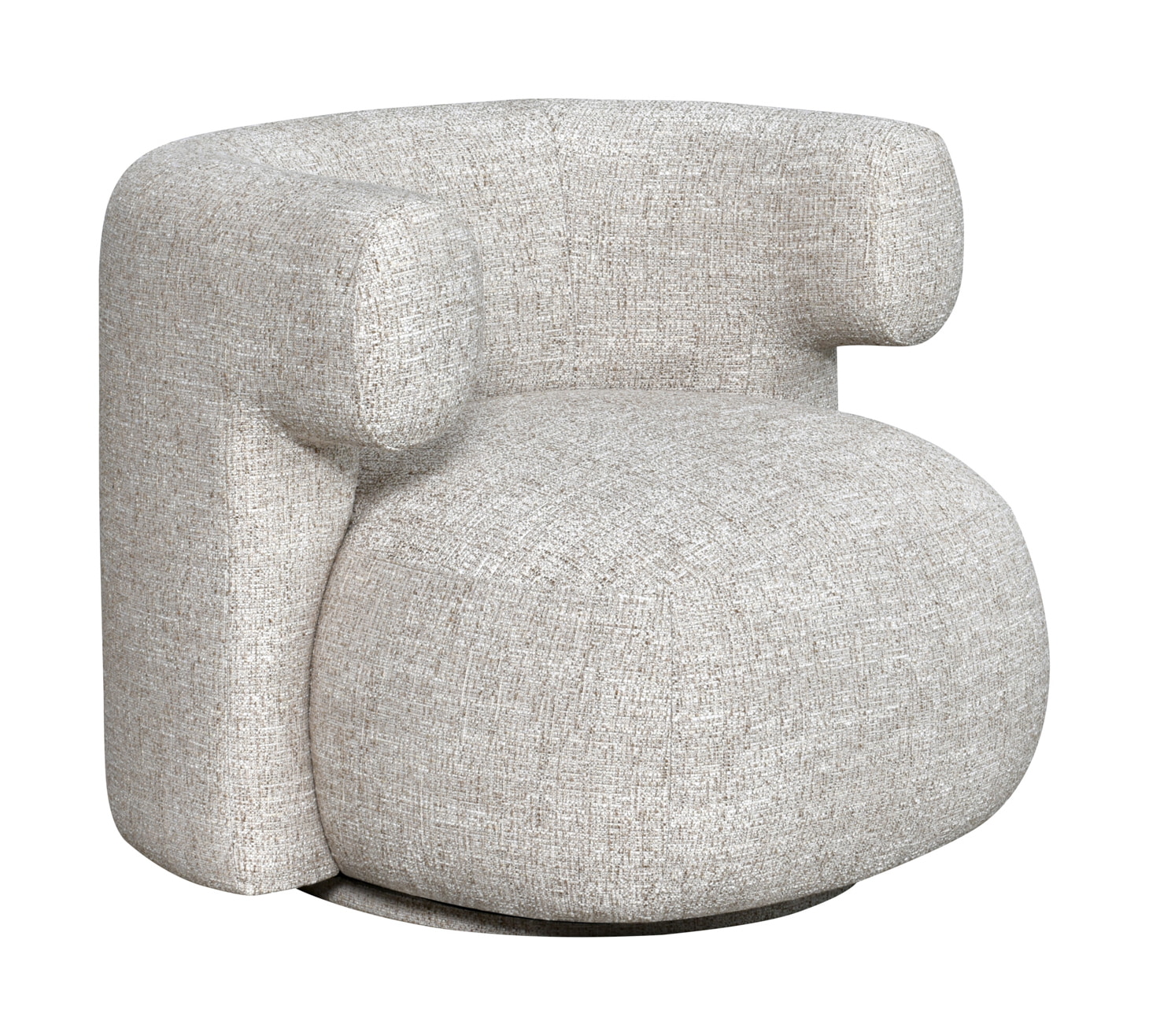 Richmond Draaifauteuil Talley Tweed - Crème