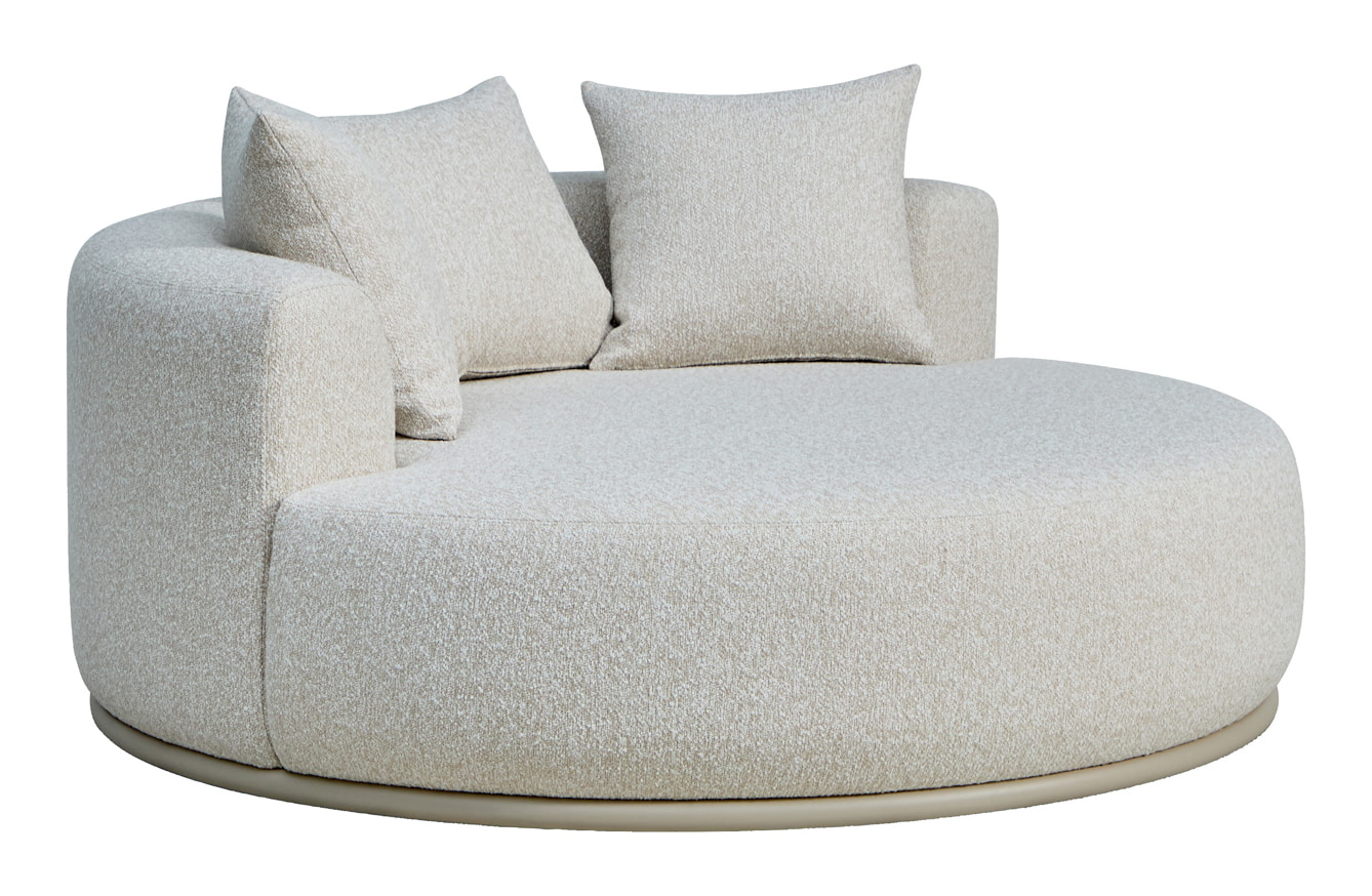 Richmond Outdoor Daybed Belucci Stof, 160 x 160cm - Ecru