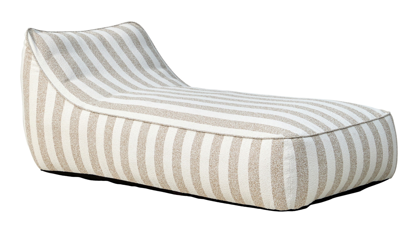 Richmond Outdoor Daybed Solada Ecru Stripe, 180 x 90cm - Beige
