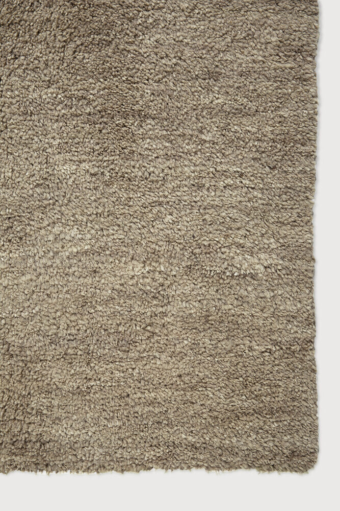 Ethnicraft Vloerkleed 'Dunes' Wol, 250 x 350cm, kleur Komijn
