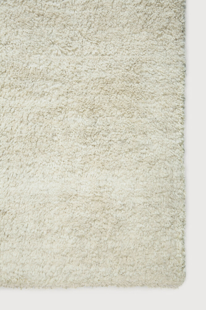 Ethnicraft Vloerkleed 'Dunes' Wol, 200 x 300cm, kleur Zand
