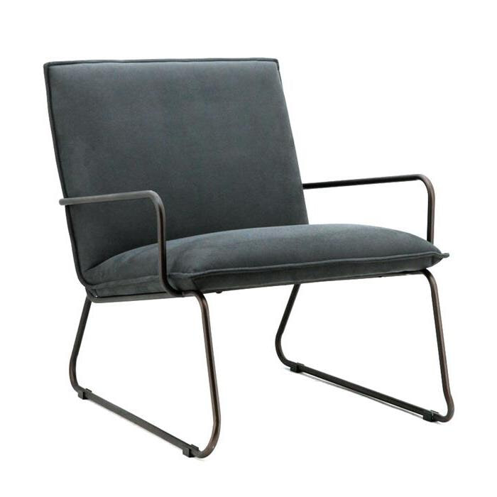 Eleonora Fauteuil 'Delta' kleur antraciet