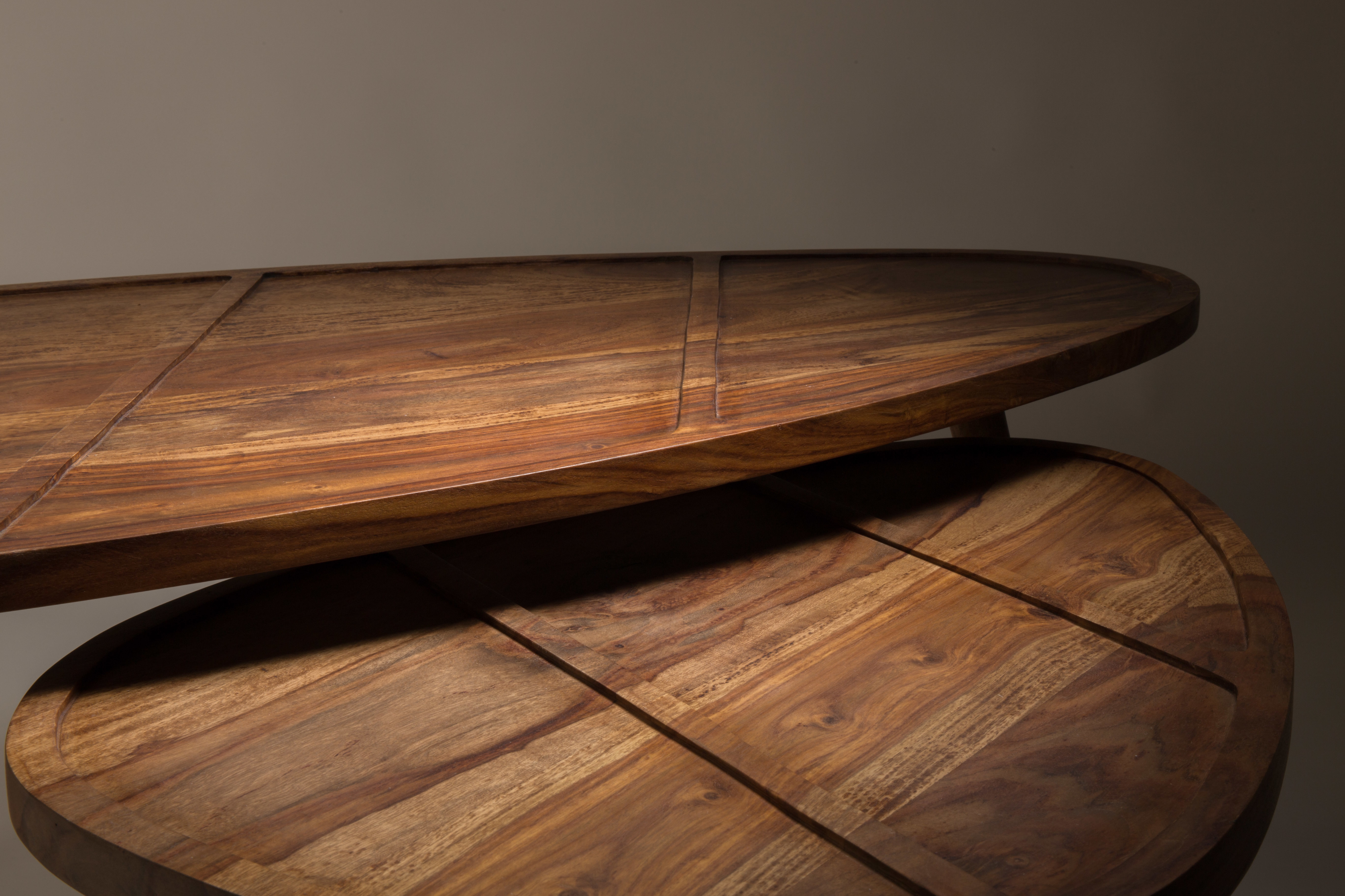 Dutchbone Organische Salontafel 'Sham' set van 2 stuks